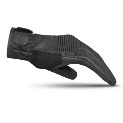 Bela Cafe Air Leather Gloves for Men - Black