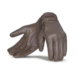 Bela Cafe Air Leather Gloves Women's Brown