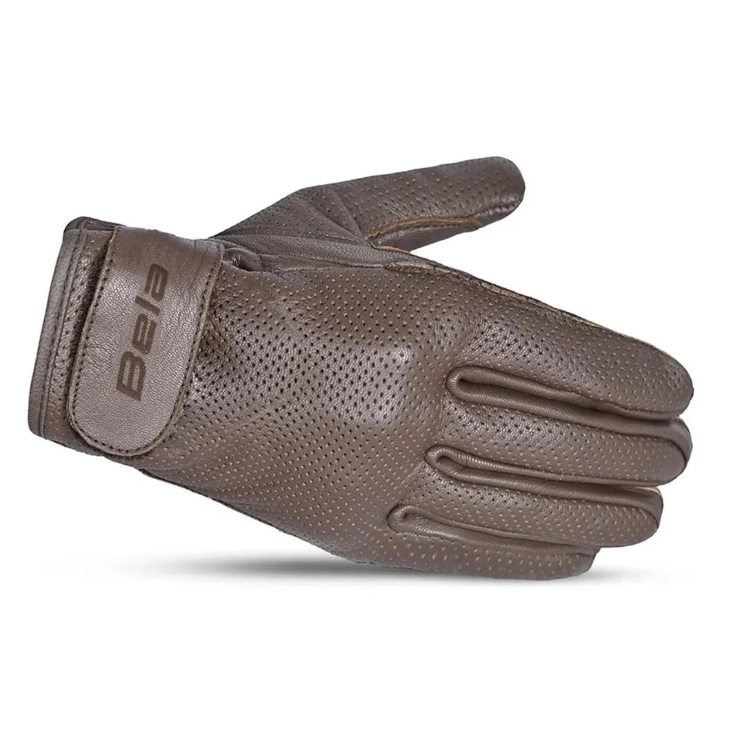 Bela Cafe Air Leather Gloves Women's Brown