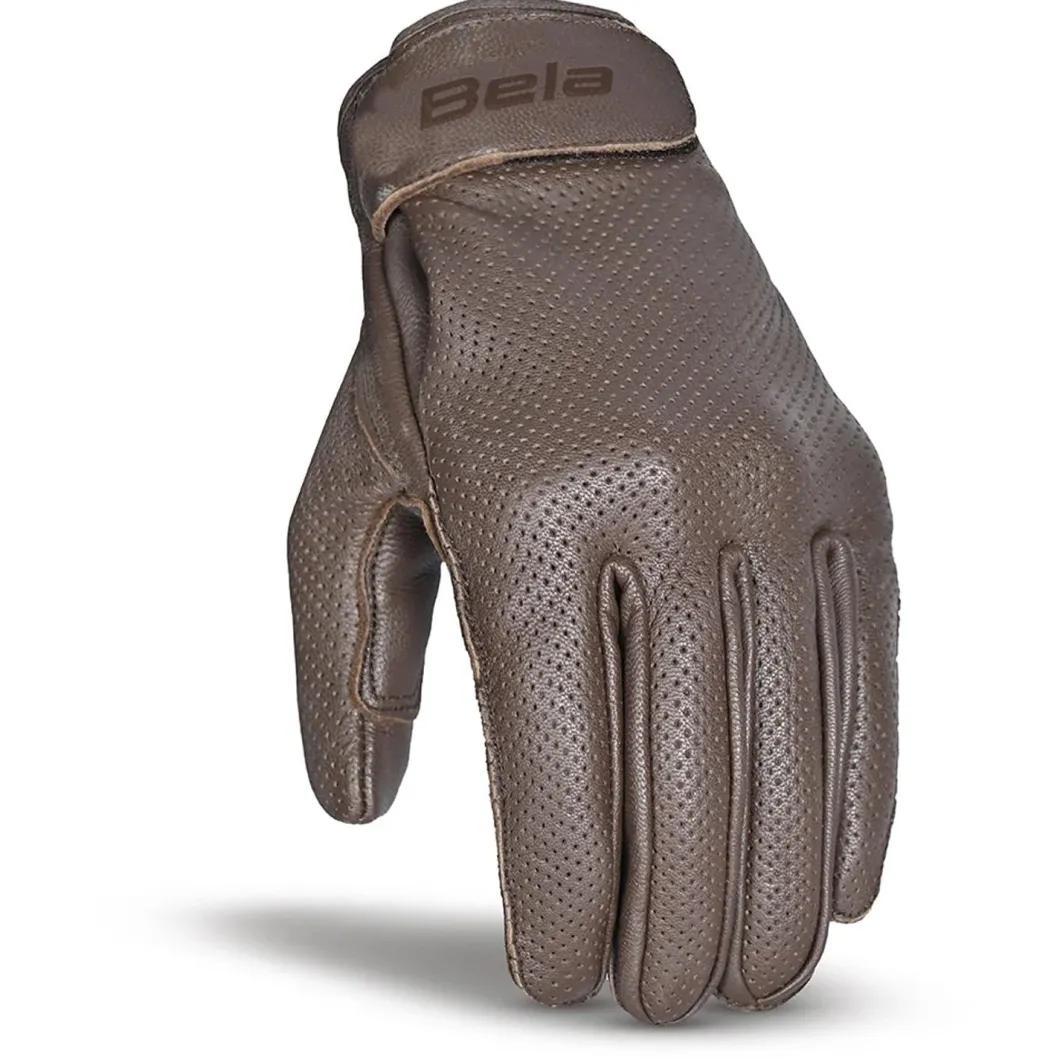 Bela Cafe Air Leather Gloves Women's Brown