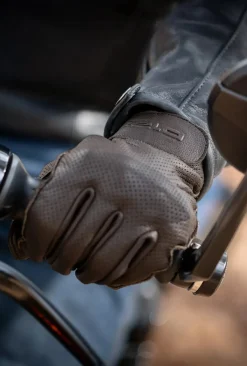Bela Cafe Air Leather Gloves Women's Brown