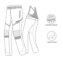 Bela - Calm Digger Pants for Men 32L Black
