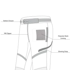 Bela - Calm Digger Pants for Men 32L Black