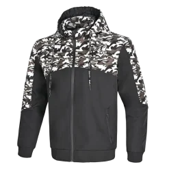 Bela Camo Rush Hoodie Black/Olive Green