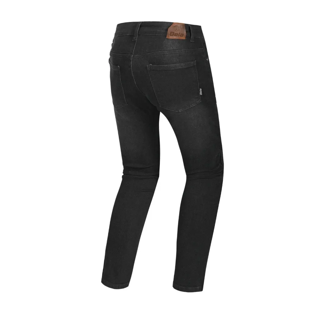 BELA CLARK JEANS DI MOTO UOMO NERO SPRAY