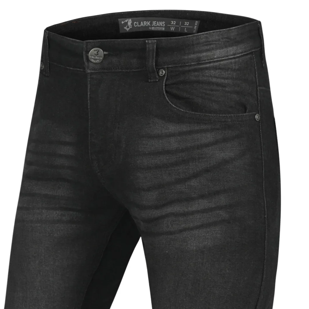BELA CLARK JEANS DI MOTO UOMO NERO SPRAY 32L