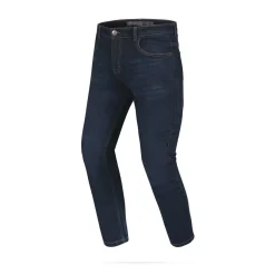 BELA CLARK SLIM FIT PANTS 32L DARK AZUL WITH SPRAY
