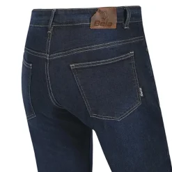 BELA CLARK SLIM FIT PANTS 32L DARK AZUL WITH SPRAY