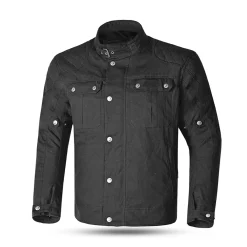 BELA Clutch Wax Motorcycle Jacket Black