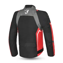 Bela Cordaniel Motorcycle Jacket Black Dark Grey Red