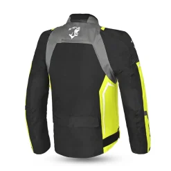 Bela Cordaniel Motorcycle Jacket Black/Dark Grey/Fluor Yellow
