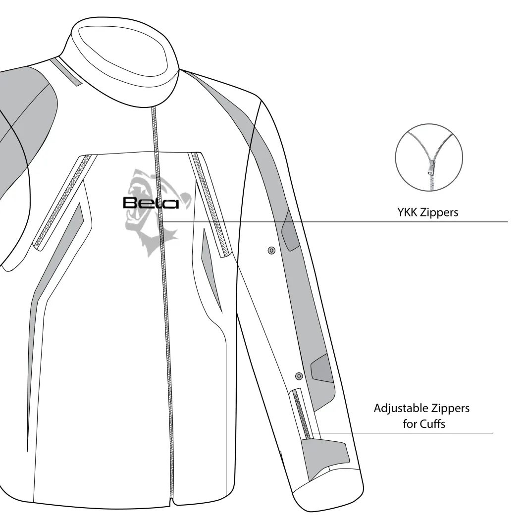 Bela Cordaniel Motorcycle Jacket Black/Dark Grey