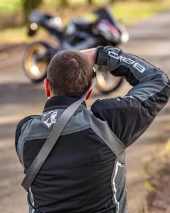 Bela Cordaniel Motorcycle Jacket Black/Dark Grey
