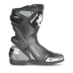Bela Corsa Turbo Track Motorcycle Boots - Black Grey