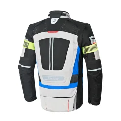 BELA CROSSROAD EXTREME WP GIACCA DI MOTO UOMO GHIACCIO BLU NERO