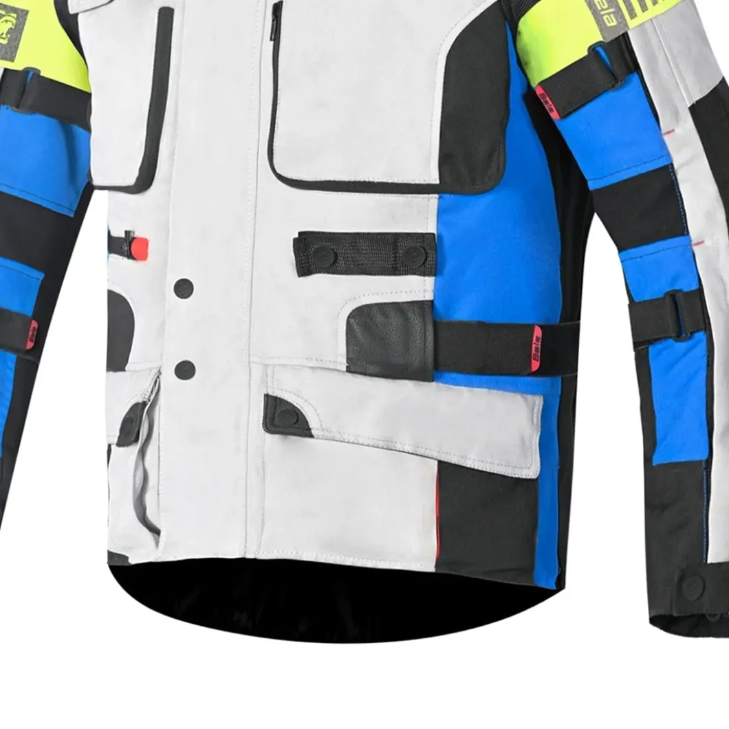 BELA CROSSROAD EXTREME WP GIACCA DI MOTO UOMO GHIACCIO BLU NERO