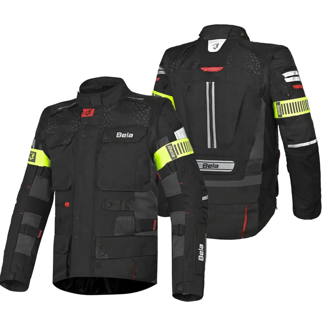 Bela Cross Road Extreme WP Men's Three-Layer Motorcycle Jacket (Removable Sleeves)