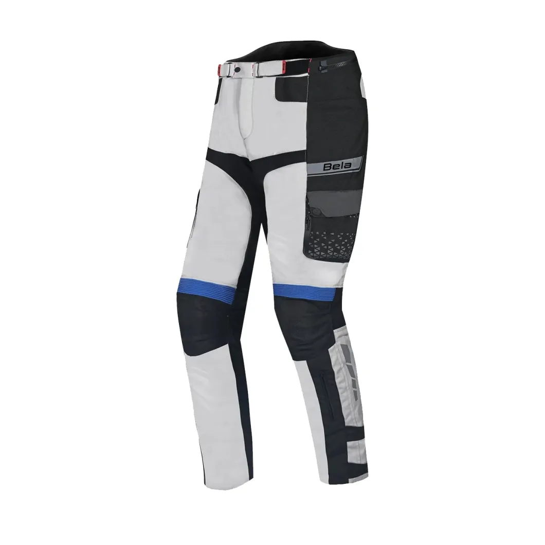 BELA CROSSROAD EXTREME WP PANTALONI DI MOTO UOMO TESSUTO GHIACCIO BLU NERO