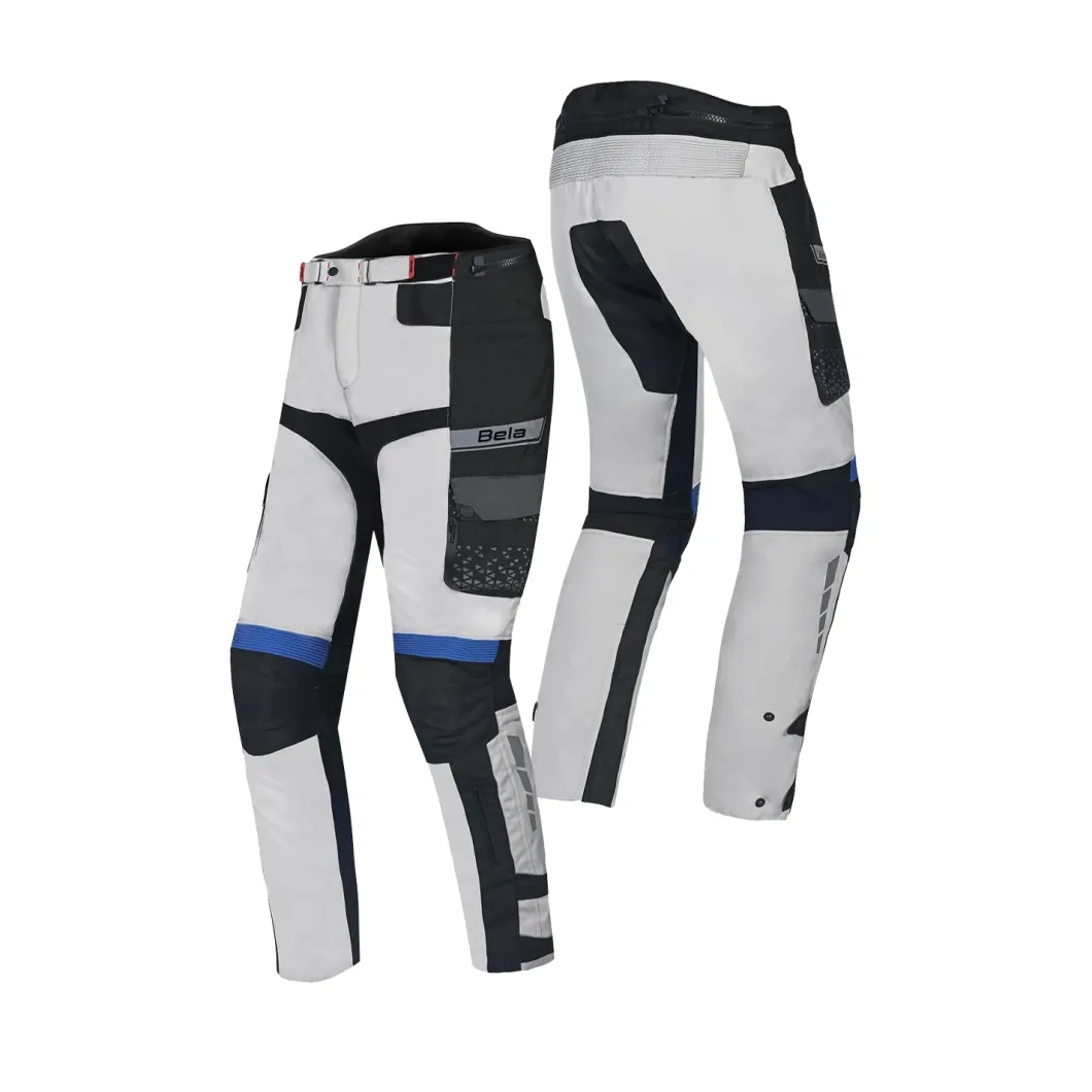 BELA CROSSROAD EXTREME WP PANTALONI DI MOTO UOMO TESSUTO GHIACCIO BLU NERO