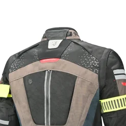 Bela Cross Road Extreme WP Three-Layer Motorcycle Jacket for Men Navy Blue / Brown (Removable Sleeves)