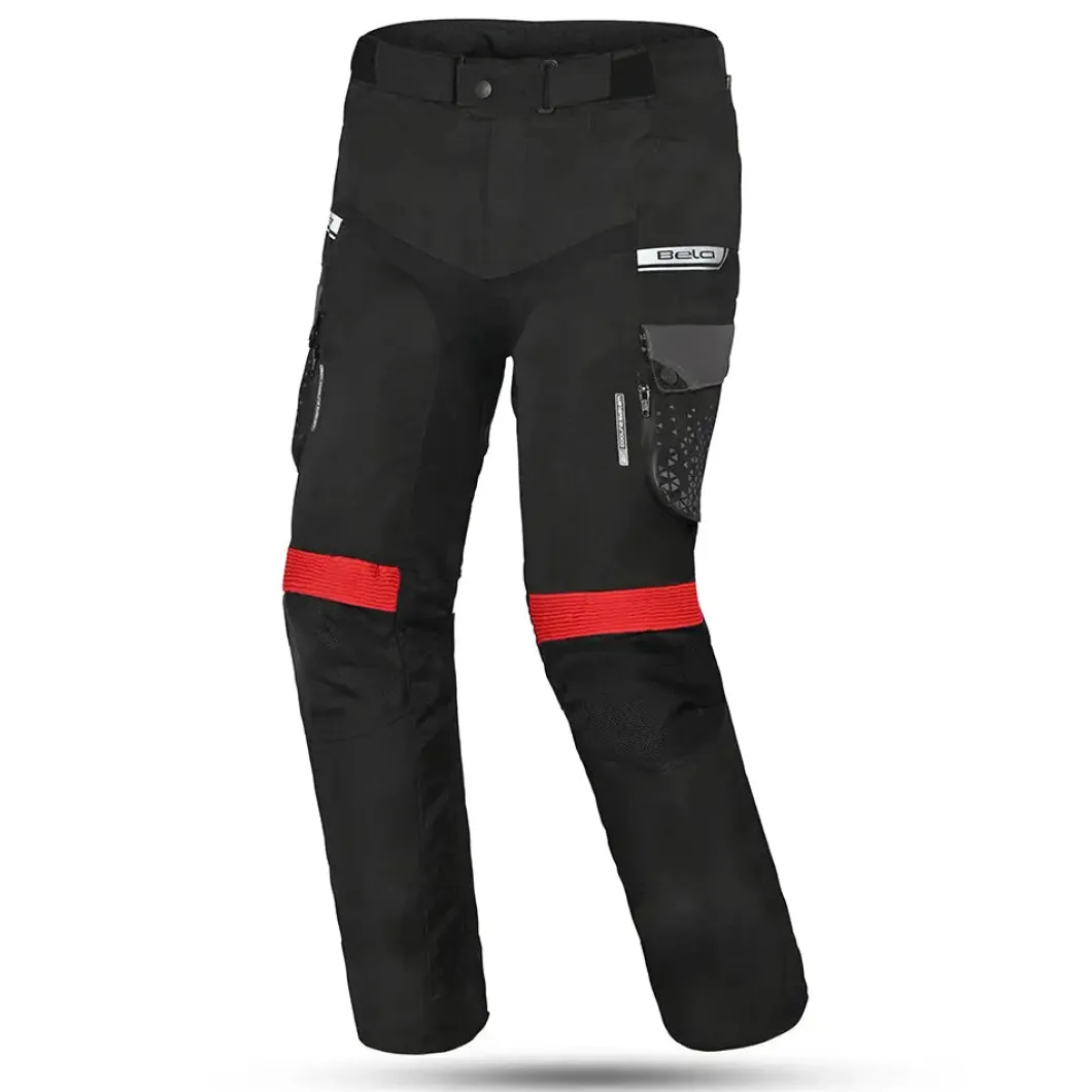 Bela Crossroad Extreme WP Waterproof Fabric Pants MEN Black/Anthracite/Red