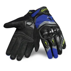 BELA - DARING Man GLOVES Textil Azul/Amarillo/Negro