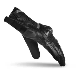 Bela Daring Men's Black Fabric Gloves