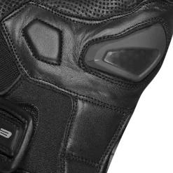 Bela Daring Men's Black Fabric Gloves