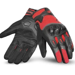 Bela Daring Men's Motorcycle Gloves Black/Red