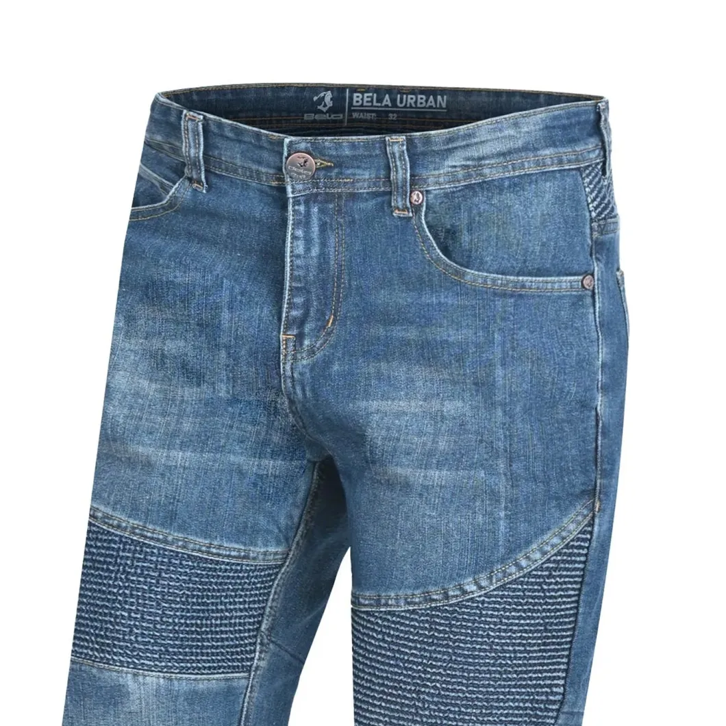 BELA - Denim Jeans Pants Urban Lady 32L Blue With Spray