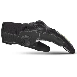Bela Drift Man Fabric Motorcycle Gloves Black Yellow