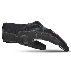 Bela Drift Women's Fabric Motorcycle Gloves Black Red