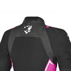 BELA ELANUR GIACCA DI MOTO DONNA NERO ANTRACITA ROSO