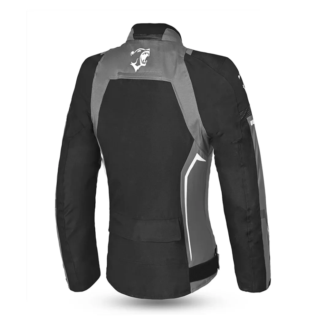 BELA ELANUR WOMEN'S MOTORCYCLE JACKET BLACK GREY