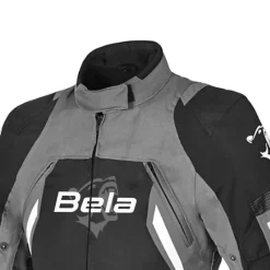 BELA ELANUR WOMEN'S MOTORCYCLE JACKET BLACK GREY