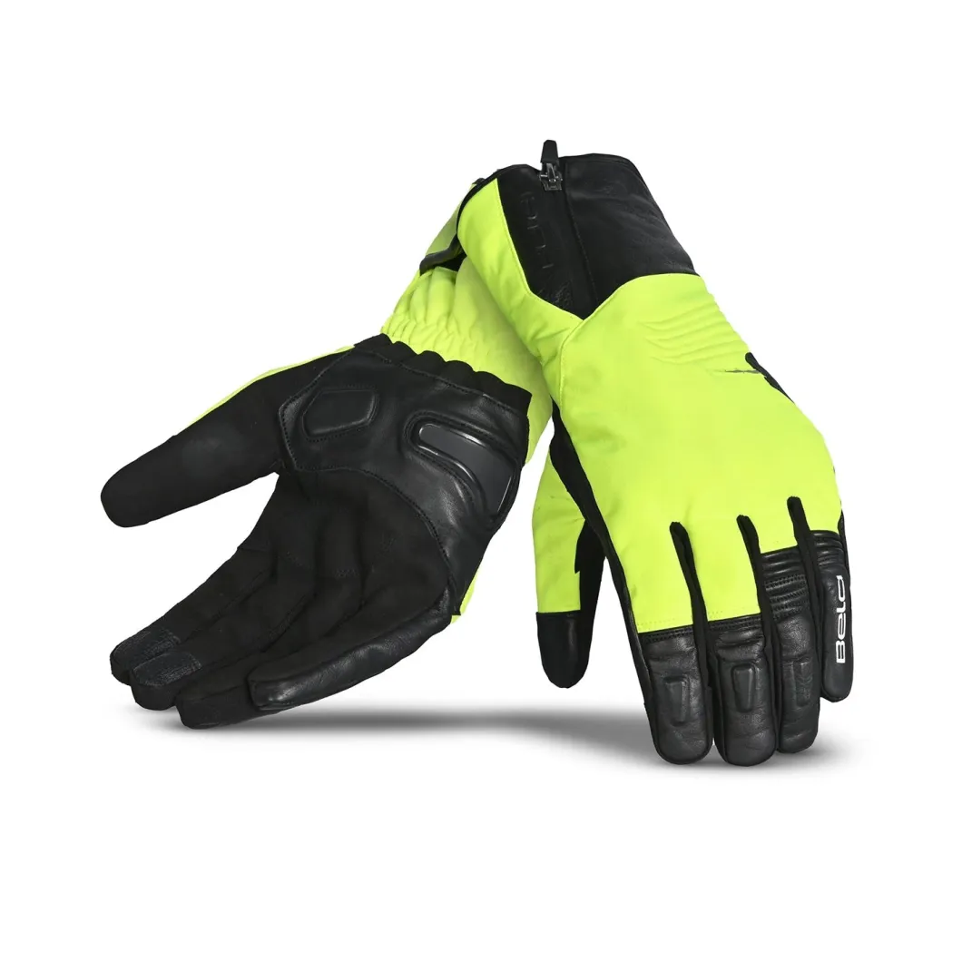 Bela Explorer WP Waterproof Gloves Black/Yellow Fluor