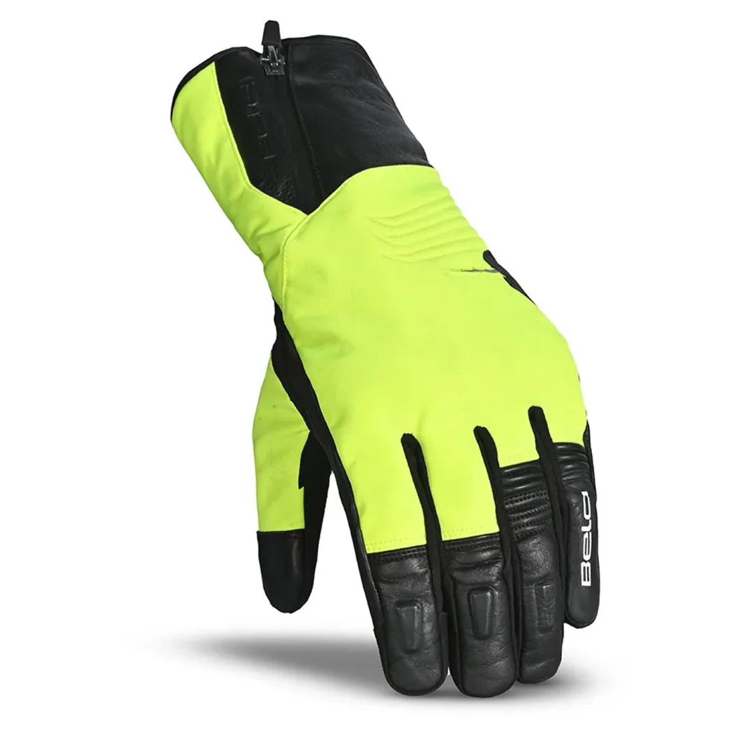 Bela Explorer WP Waterproof Gloves Black/Yellow Fluor
