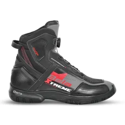 BELA EXTREME FORCE WOMEN'S MOTORCYCLE BOOTS BLACK GREY RED