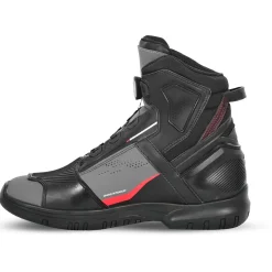 BELA EXTREME FORCE WOMEN'S MOTORCYCLE BOOTS BLACK GREY RED