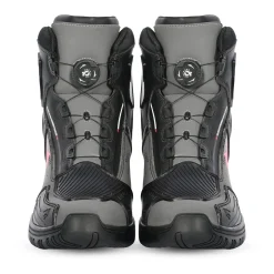 BELA EXTREME FORCE WOMEN'S MOTORCYCLE BOOTS BLACK GREY RED