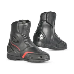 Bela Faster 2.0 Racing Motorcycle Boots Black Red