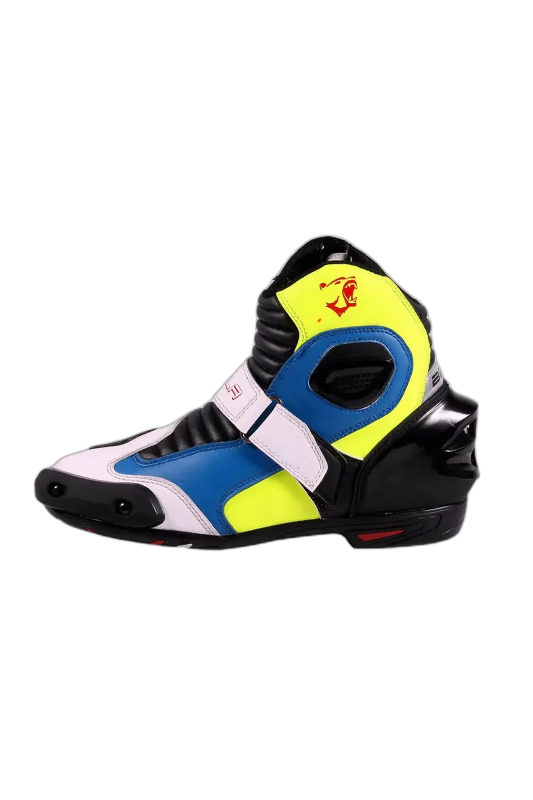 Bela Faster Racing Motorcycle Racing Boots White Blue