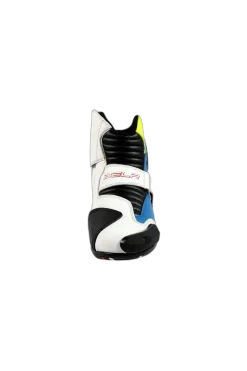 Bela Faster Racing Motorcycle Racing Boots White Blue