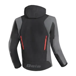 BELA FIRE FLY FELPA UOMO NERO ANTHRACITE ROSSO