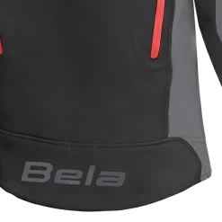 BELA FIRE FLY FELPA UOMO NERO ANTHRACITE ROSSO