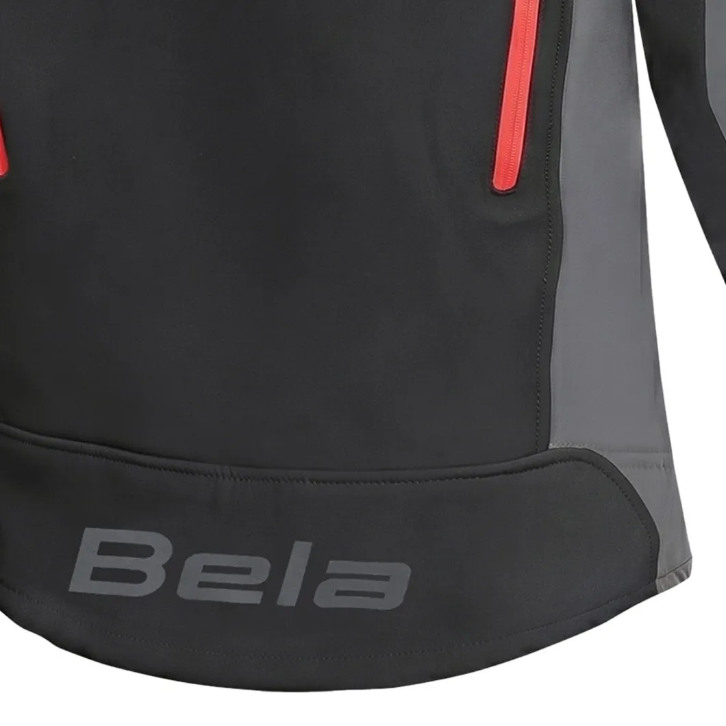 BELA FIRE FLY FELPA UOMO NERO ANTHRACITE ROSSO