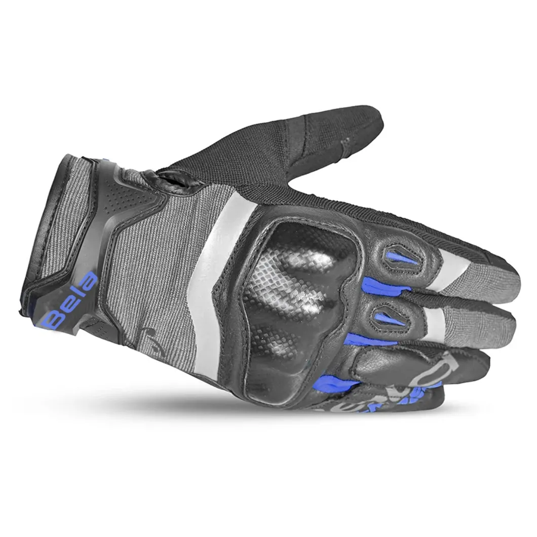 BELA GLOVES Summer Textil DARING Man Gris/Black/Blue