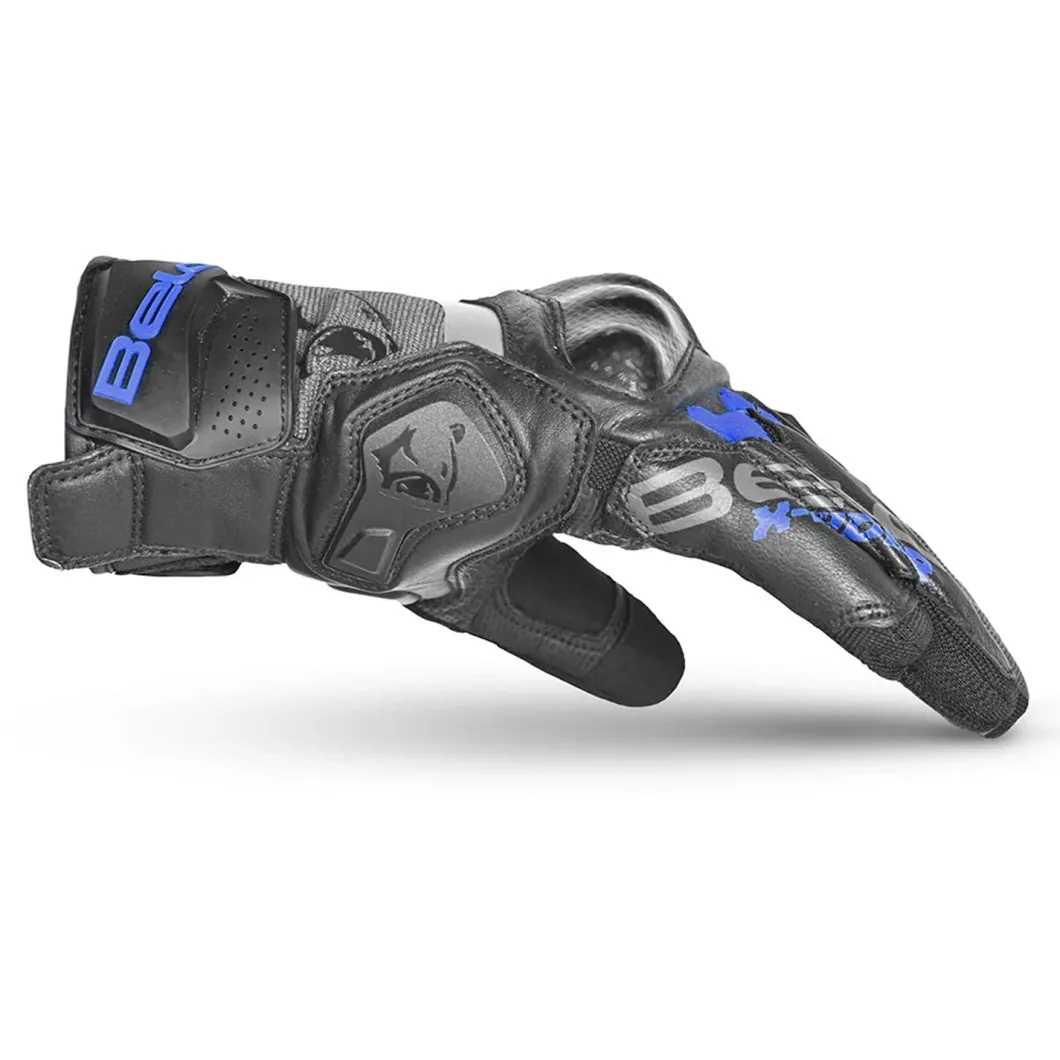 BELA GLOVES Summer Textil DARING Man Gris/Black/Blue