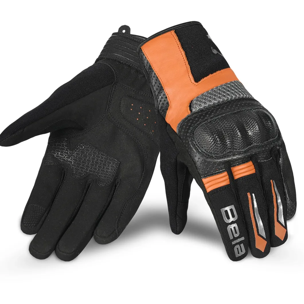 Bela Hero Air Summer Gloves Black Orange