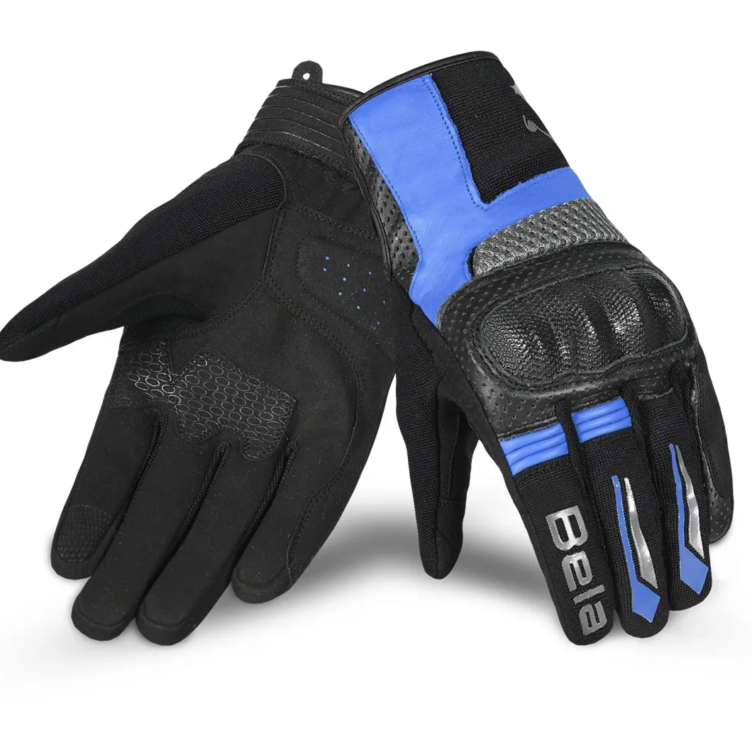 Bela Hero Air Summer Gloves Black Blue